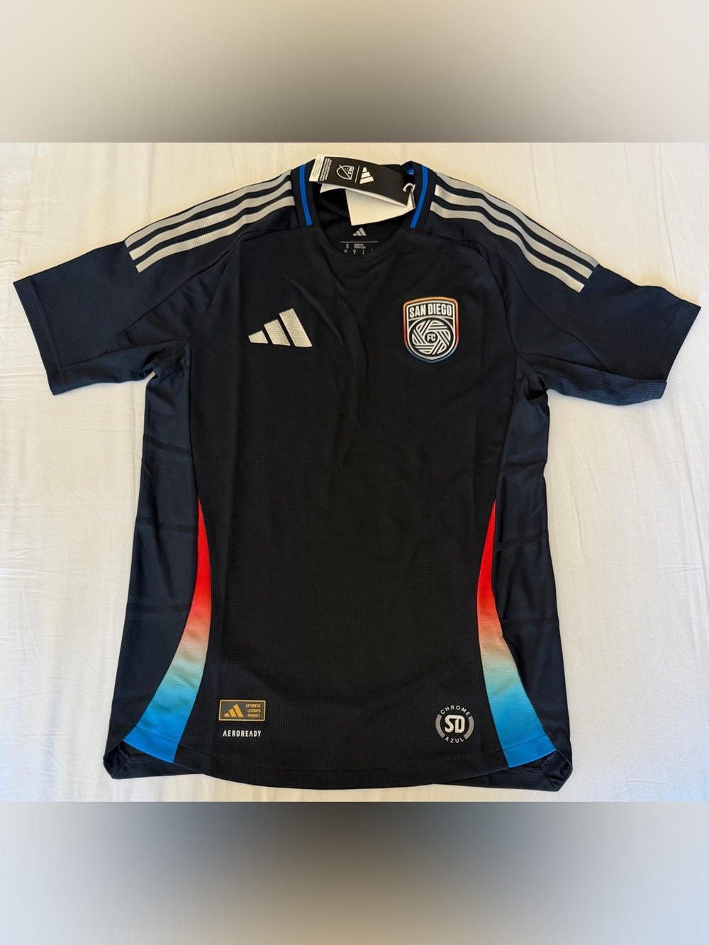 Adidas MLS San Diego FC 25/26 Authentic Home Soccer Jersey FJ2739 Mens Sz: Small